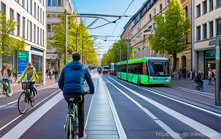 탄소중립 도시 만들기 위한 정책 - Renewable Energy Integrated into German Urban Landscapes**

"A dynamic, medium-shot image showcasing...