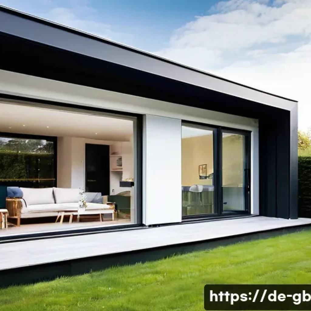 탄소중립을 위한 대안 에너지 찾기 - **Prompt for a German Home with Solar Panels and Energy Storage:**
"A bright, sunny day in a mod...
