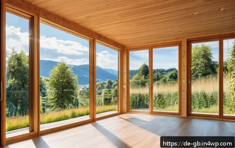 친환경 건축의 필요성 및 사례 - A modern German eco-friendly wooden house in Freiburg, showcasing sustainable architecture with natu...